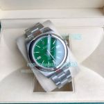 Rolex Oyster Perpetual Turquoise Dial Replica 41MM Watch
